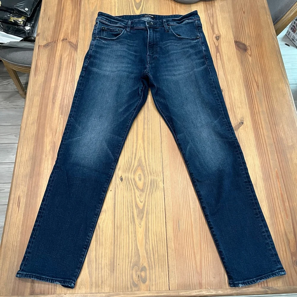 Men's‎ Express Relaxed Tapered Jeans Navy 31x32, 0024 B 1